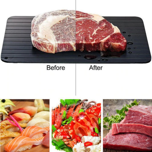 Fast Defrosting Tray, Frozen Food Meat, Quick Defrosting Plate Board Defrost Kitchen Gadget Tool